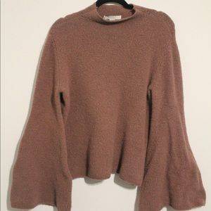 Warm Flare cuffed Sweater/Blouse